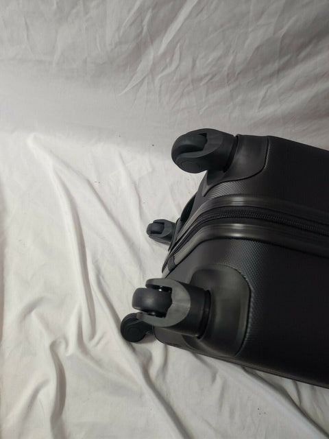 New Kenneth Cole Reaction Out Of Bound Hard Carry On Spinner Luggage 20" Black