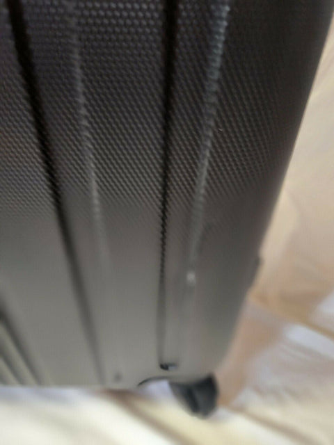 Kenneth Cole Reaction South Street Hard Spinner Luggage 24" Black Suitcase