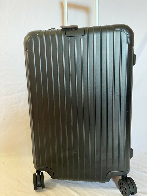 New Rimowa Essential Hard Case Suitcase Luggage Black 26" Medium Check In