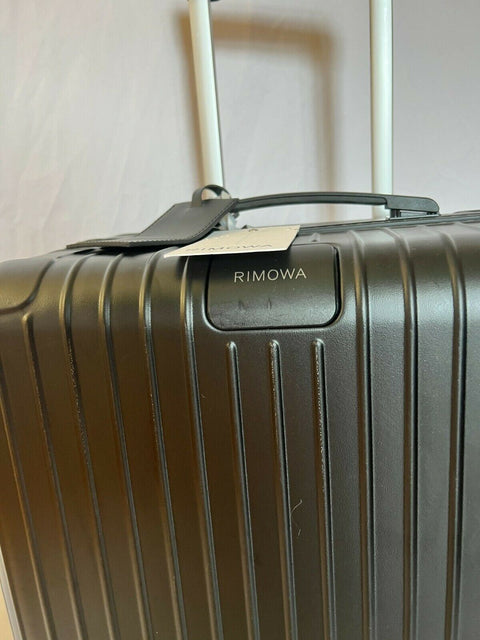 New Rimowa Essential Hard Case Suitcase Luggage Black 26" Medium Check In