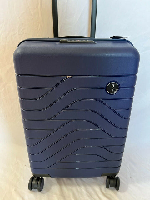 $500 Bric's By Ulisse Expandable Spinner Luggage Blue Carry On 21"