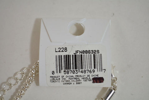 Nordstrom Joe Fresh Womens Single-Strand Silver Mesh Long Chain Necklace Jewelry - evorr.com