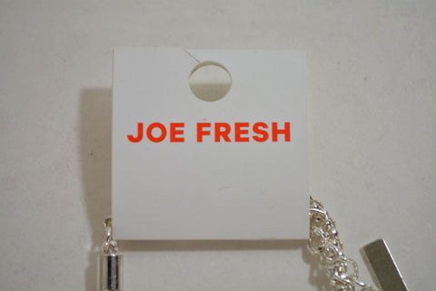 Nordstrom Joe Fresh Womens Single-Strand Silver Mesh Long Chain Necklace Jewelry - evorr.com