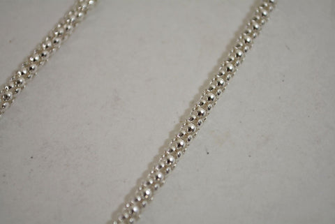 Nordstrom Joe Fresh Womens Single-Strand Silver Mesh Long Chain Necklace Jewelry - evorr.com