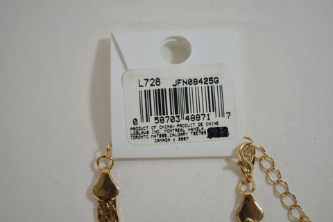 Nordstrom Joe Fresh Womens Gold Diamond Long Chain Link Necklace Fashion Jewelry - evorr.com