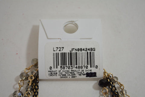 Nordstrom Joe Fresh Womens Chain Multi Beaded Embellish Necklace Fashion Jewelry - evorr.com