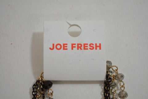 Nordstrom Joe Fresh Womens Chain Multi Beaded Embellish Necklace Fashion Jewelry - evorr.com