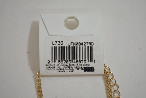 Nordstrom Joe Fresh Women's Gold Chain Rhinestone Beads Necklace Fashion Jewelry - evorr.com