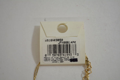 Nordstrom Joe Fresh Womens Gold Chain Shiny Peach Beads Necklace Fashion Jewelry - evorr.com