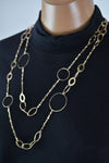 Nordstrom Joe Fresh Women's Gold Multi Chain-Link Loops Necklace Fashion Jewelry - evorr.com