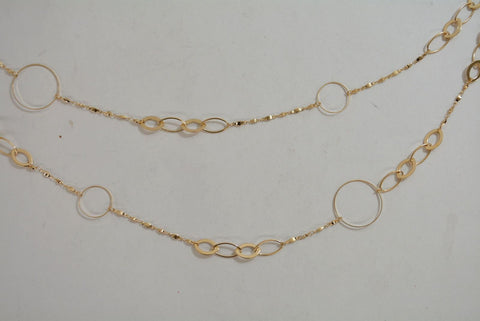 Nordstrom Joe Fresh Women's Gold Multi Chain-Link Loops Necklace Fashion Jewelry - evorr.com