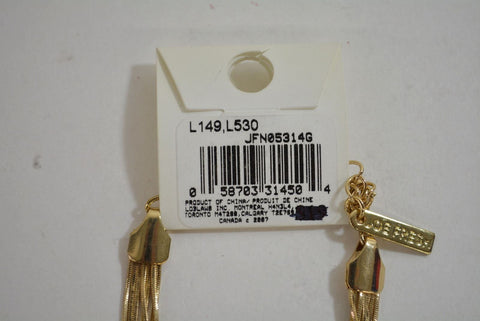 Nordstrom Joe Fresh Womens Gold Multi-String Chain Knot Necklace Fashion Jewelry - evorr.com