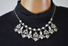 Nordstrom Joe Fresh Women's White Embellish Rhinestone Necklace Fashion Jewelry - evorr.com