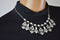 Nordstrom Joe Fresh Women's White Embellish Rhinestone Necklace Fashion Jewelry - evorr.com