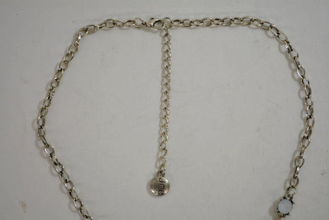 Nordstrom Joe Fresh Women's White Embellish Rhinestone Necklace Fashion Jewelry - evorr.com