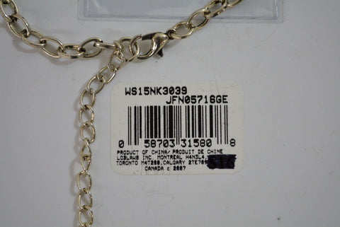 Nordstrom Joe Fresh Women's White Embellish Rhinestone Necklace Fashion Jewelry - evorr.com