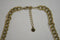 Nordstrom Joe Fresh Women's Brass Rhinestone Link Chain Necklace Fashion Jewelry - evorr.com