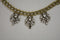 Nordstrom Joe Fresh Women's Brass Rhinestone Link Chain Necklace Fashion Jewelry - evorr.com