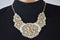 Nordstrom Joe Fresh Women's Pink Pearls Gems Gold Chain Necklace Fashion Jewelry - evorr.com