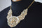 Nordstrom Joe Fresh Women's Pink Pearls Gems Gold Chain Necklace Fashion Jewelry - evorr.com