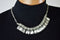Nordstrom Joe Fresh Women's Silver Embellish Link-Chain Necklace Fashion Jewelry - evorr.com