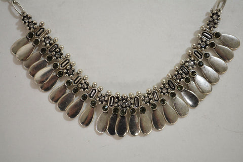 Nordstrom Joe Fresh Women's Silver Embellish Link-Chain Necklace Fashion Jewelry - evorr.com