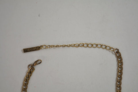Nordstrom Joe Fresh Women's Pink Cut Stone Gold Chain Fashion Necklace Jewelry - evorr.com