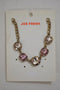 Nordstrom Joe Fresh Women's Pink Cut Stone Gold Chain Fashion Necklace Jewelry - evorr.com