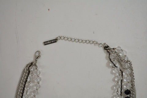 Nordstrom Joe Fresh Womens Beaded Silver Multi-Strand Long-Chain Fashion Jewelry - evorr.com