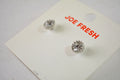 Nordstrom Joe Fresh Womens Silver Rhinestone Round Stud Earrings Fashion Jewelry - evorr.com