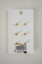 Nordstrom Joe Fresh Womens 3-Pairs Rhinestone Floral Stud Earrings Party Jewelry - evorr.com