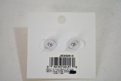 Nordstrom Joe Fresh Women's Silver Rhinestone Mesh Stud Earrings Fashion Jewelry - evorr.com