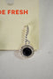 Nordstrom Joe Fresh Women's Black Gem Rhinestone Silver Dangle Earrings Jewelry - evorr.com