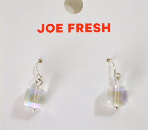 Nordstrom Joe Fresh Women's Crystal Bead Silver Dangle Earrings Fashion Jewelry - evorr.com