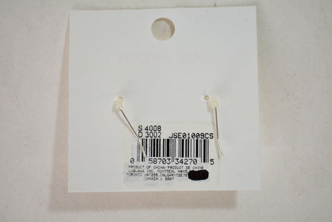 Nordstrom Joe Fresh Women's Crystal Bead Silver Dangle Earrings Fashion Jewelry - evorr.com