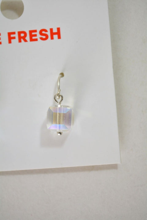 Nordstrom Joe Fresh Women's Crystal Bead Silver Dangle Earrings Fashion Jewelry - evorr.com