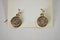 Nordstrom Joe Fresh Women's Round Gold Rhinestone Druzy Dangle Earrings Jewelry - evorr.com