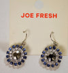 Nordstrom Joe Fresh Women's Blue Rhinestone Dangle Drop Earrings Fashion Jewelry - evorr.com