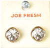 Nordstrom Joe Fresh Womens Gold Gemstone Big Square Stud Earring Fashion Jewelry - evorr.com