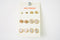 Nordstrom Joe Fresh Women's 6-Pair Rhinestone Floral Gold Stud Earrings Jewelry - evorr.com