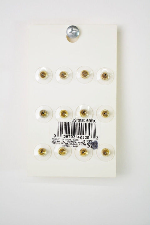 Nordstrom Joe Fresh Women's 6-Pair Rhinestone Floral Gold Stud Earrings Jewelry - evorr.com