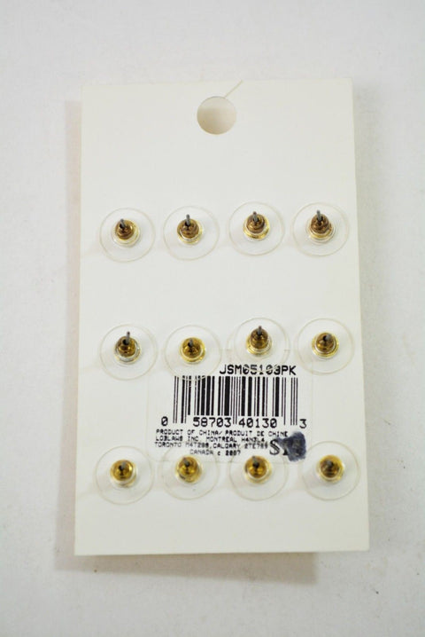 Nordstrom Joe Fresh Women's 6-Pair Rhinestone Floral Gold Stud Earrings Jewelry - evorr.com