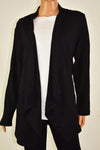 New Style&Co Women's Stretch Black Open-Front Draped Cardigan Shrug Top Plus 3X
