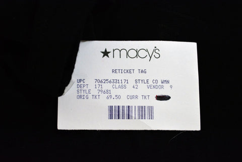 New Style&Co Women's Stretch Black Open-Front Draped Cardigan Shrug Top Plus 3X
