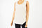 New JM Collection Women Scoop-Neck Stretch Beige Wave-Textured Tank Blouse Top L