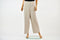 Alfred Dunner Women's Stretch Beige Pull-On Wide Leg Short Casual Pants Plus 18W