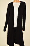 INC Concepts Women Open-Front Black Ribbed Knit Long Cardigan Shrug Top Plus 1X