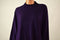 Karen Scott Women Mock Neck Long Sleeve Acrylic Purple Knit Sweater Top Plus 2X