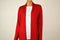 JM Collection Women Red Open Front Draped Ribded Knit Cardigan Shrug Top Plus 2X