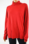 New Karen Scott Women's Turtle-Neck Long Sleeves Acrylic Red Sweater Top Plus 3X